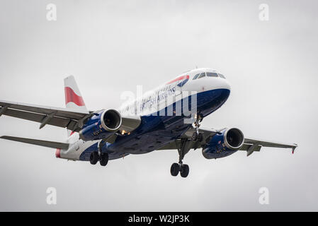 British Airways Airbus Stockfoto