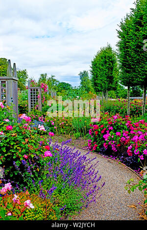 Wynyard Hall Gardens, Wynyard Hall, Stockton on Tees, Cleveland, England Stockfoto