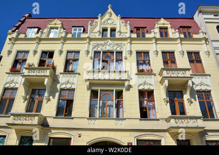 Haus in der Altstadt, Łódź, Polen, Europa Stockfoto