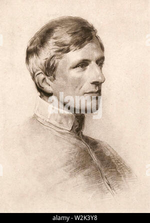 JOHN Henry NEWMAN (1801-1890) Anglikanischen konvertieren zum Katholizismus Stockfoto