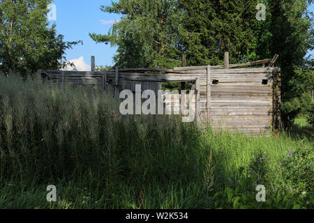 Verlassenen Gehöft in Ylöjärvi, Finnland Stockfoto