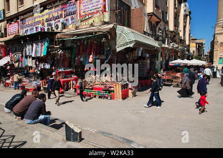 Kairo, Ägypten - 05 Mar 2017. Alte Straße von arabish Kairo, Ägypten Stockfoto