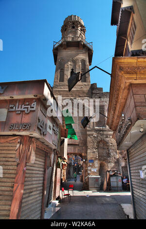 Kairo, Ägypten - 05 Mar 2017. Alte Straße von arabish Kairo, Ägypten Stockfoto