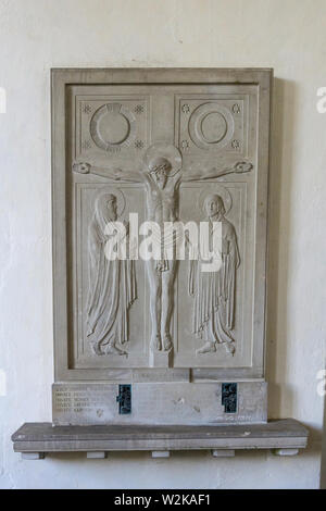 WW 1 Gedenkstätte in der Kirche des Hl. Johannes des Täufers im Dorf Stiffkey, Norfolk, Großbritannien Stockfoto