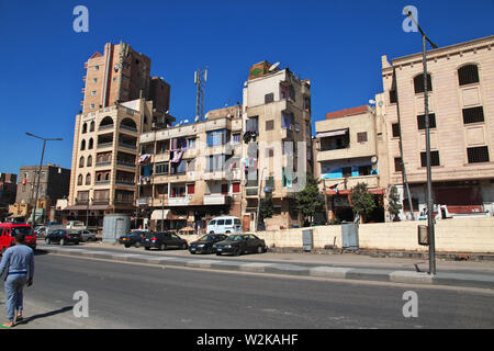 Kairo, Ägypten - 05 Mar 2017. Alte Straße von arabish Kairo, Ägypten Stockfoto