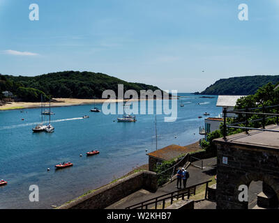 Salcombe, South Devon, Großbritannien. Großbritannien Stockfoto