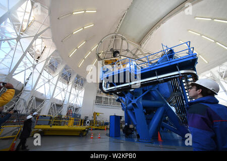 Gemini Observatorium in Chile Stockfoto