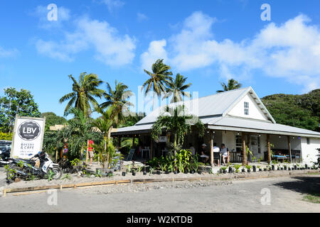 Die beliebten LBV Bäckerei und Café, oder Le Bon Vivant, Muri, Rarotonga, Cook Inseln, Polynesien Stockfoto