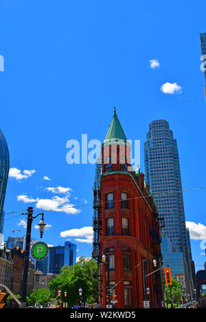 Das Flatiron Building in der Altstadt von Toronto Stockfoto