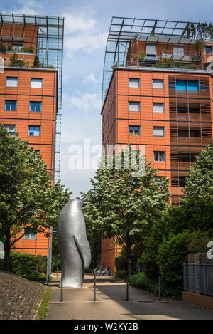 Cité Internationale (Internationale Stadt) ist ein Viertel im 6. Arrondissement von Lyon, die neu entwickelt seit 1990 als Wohn-, Geschäfts wurde. Stockfoto