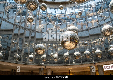 Frankfurt am Main, Deutschland. Juli 2019. Ein 360° Panoramabild der Galerie, Schirn Kunsthalle Stockfoto