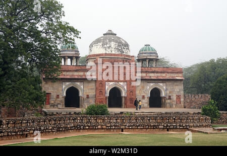 Moschee von Isa Khan, Delhi, Indien Stockfoto