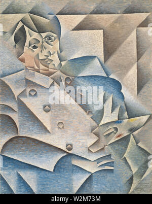 Portrait von Pablo Picasso (1912) Gemälde von Juan Gris - Sehr hohe Auflösung und Bildqualität Stockfoto