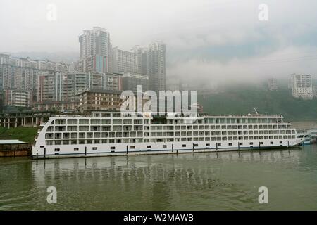 Kreuzfahrt auf dem Jangtse, Yichang, Provinz Hubei, China Stockfoto