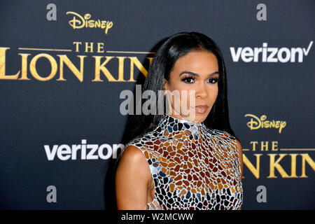 Los Angeles, USA. 9. Juli 2019. LOS ANGELES, USA. Juli 10, 2019: Michelle Williams bei der Welturaufführung von Disney's "Der König der Löwen' an der Dolby Theater. Foto: Paul Smith/Alamy leben Nachrichten Stockfoto