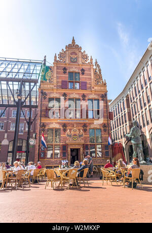 Schöne Gebäude in Groningen Stockfoto