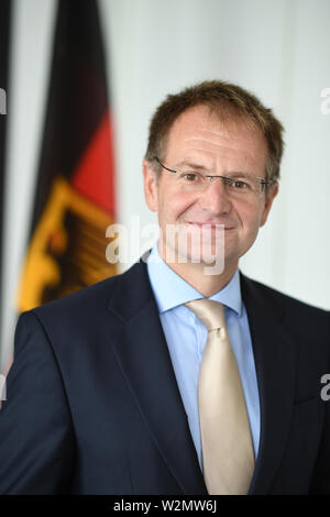 08 Juli 2019, Baden-Württemberg, Karlsruhe: Attorney General Peter Frank, zugelassen für das Amt des Attorney General von der Bundesrepublik Deutschland. Foto: Uli Deck / dpa Stockfoto