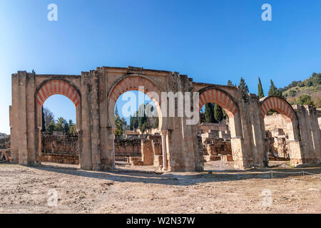 Ruinen von Medina Azahara in Cordoba, Spanien Stockfoto