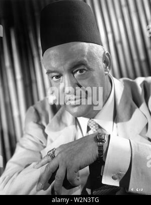 SYDNEY GREENSTREET als Signor Ferrari Werbung Porträt CASABLANCA Regisseur Michael Curtiz 1942 Warner Bros. Stockfoto