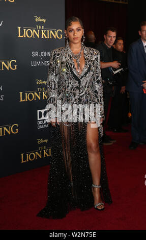 Hollywood, Ca. 9. Juli 2019. Beyonce, an der Lion King Film Premiere auf El Capitan Theatre in Hollywood, Kalifornien am Juli 9, 2019. Credit: Faye Sadou/Medien Punch/Alamy leben Nachrichten Stockfoto