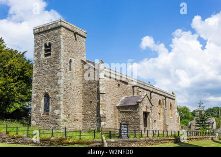 St. Oswalds Kirche, Schloss Bolton, Wensleydale, Yorkshire, England. Stockfoto