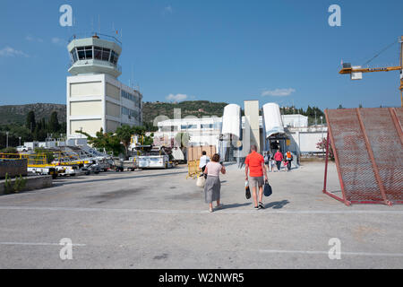 Anna Pollatou Ankunftsterminal Kefalonia, Griechenland Stockfoto