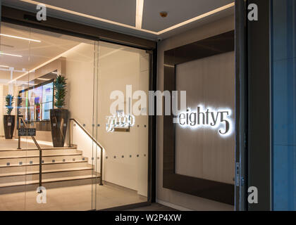 Die Stadt Cork, Cork, Irland. 06. April 2019. Lobby des brandneuen 80 5 Gebäude auf der South Mall in Cork, Irland. Stockfoto