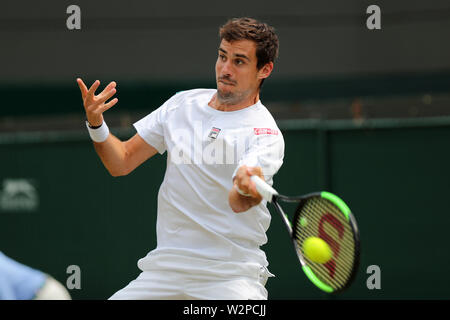Wimbledon, UK. 10. Juli 2019. Wimbledon Tennis Championships. Guido Gozzano, Argentinien, 2019 Credit: Allstar Bildarchiv/Alamy leben Nachrichten Stockfoto