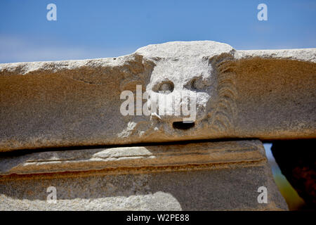 Mykonos, ˈMikonos griechische Insel, Teil der Kykladen, Griechenland, Delos historischen und archäologischen Ruinen Mykonos, ˈMikonos griechische Insel, Teil des C Stockfoto