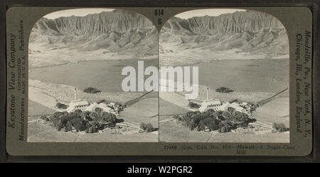 Ein Zuckerrohr Mühle, Hawaii (Geo Einheit Nr. 19 A), von Keystone View Company Stockfoto