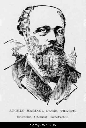 Angelo Mariani Zeitung Stockfoto