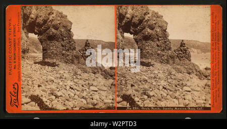 Arch Rock, Santa Monica Bay, Cal, von Taber, ICH W (Jesaja West), 1830-1912 Stockfoto