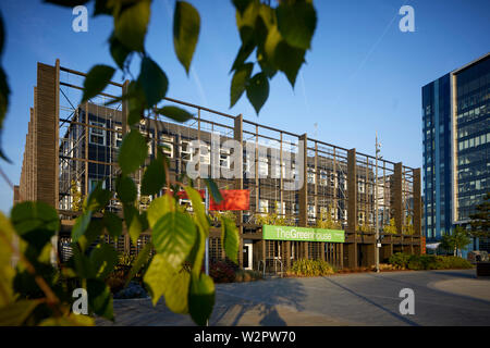 Das Gewächshaus in Peel MediaCityUK in Salford Quays Stockfoto