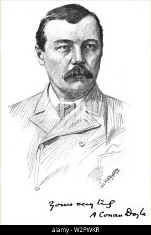 Arthur Conan Doyle von George Wylie Hutchinson Stockfoto