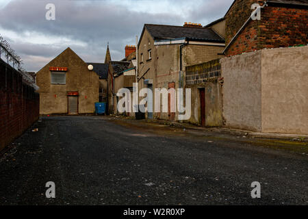 Shankill Road, Belfast, Nordirland. Wandmalereien an der Shankill Road. Stockfoto