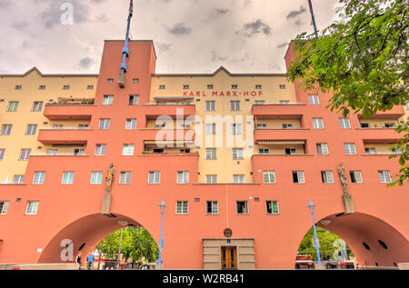 Karl Marx Hof, Vienna Stockfoto