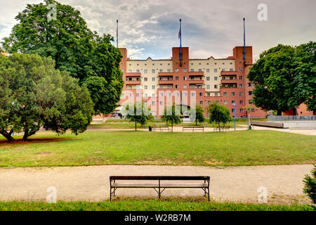 Karl Marx Hof, Vienna Stockfoto