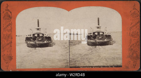 Fähre von Brooklyn, NY, von Robert N Dennis Sammlung von stereoskopische Ansichten Stockfoto