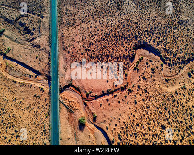 Luftaufnahme des Monument Valley, Arizona, USA Stockfoto