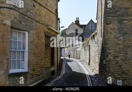 Dorf Woodstock Oxfordshire UK - Der malerische Ort Woodstock in der Nähe von Oxford. Woodstock ist eine Stadt und Gemeinde 8 km von Oxford Stockfoto
