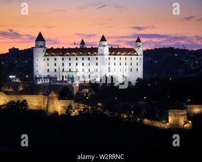 Die Burg von Bratislava Stockfoto