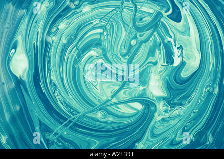 Farbenfrohe abstrakte Hintergrund. Flüssiges acryl Textur. Moderne Kunst Kunst Flüssigkeit - Marmor Effekt. Stockfoto