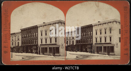 Dominick Street, South Seite (Blick auf eine kommerzielle Gebäude), von W P Speck Stockfoto