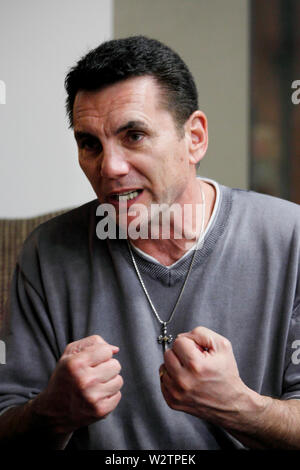 Die Mafia ist, bei denen schwere Schläge durch Informanten in den eigenen Reihen in Zusammenarbeit mit den Behörden. Michael Franzese, ein ehemaliger Gangster Minister gedreht Stockfoto