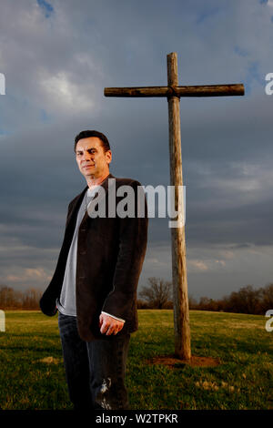 Die Mafia ist, bei denen schwere Schläge durch Informanten in den eigenen Reihen in Zusammenarbeit mit den Behörden. Michael Franzese, ein ehemaliger Gangster Minister gedreht Stockfoto