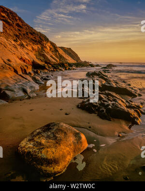 Schoner Gulch State Beach, Mendocino County, Kalifornien Stockfoto