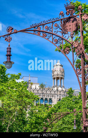 Casa Lleo Morera, Passeig de Gràcia, Barcelona, Katalonien, Spanien Stockfoto