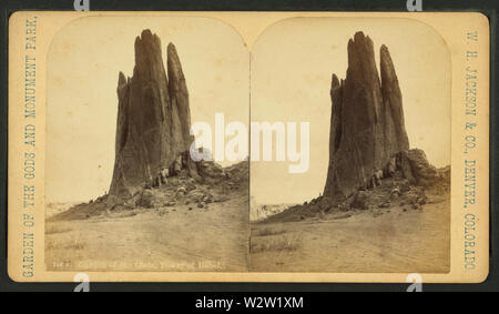 Der Garten der Götter, Turm von Babel, das von W H Jackson & Co2 Stockfoto