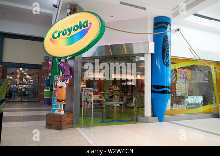 Die Crayola Erfahrung in der Florida Mall geschlossenen Shopping Mall Orlando Florida USA Vereinigte Staaten von Amerika Stockfoto