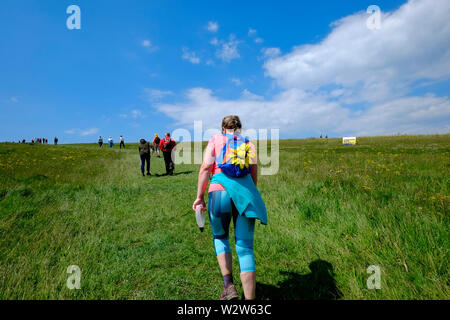 Mountbatten's Walk der Wight 2019 Veranstaltung Stockfoto